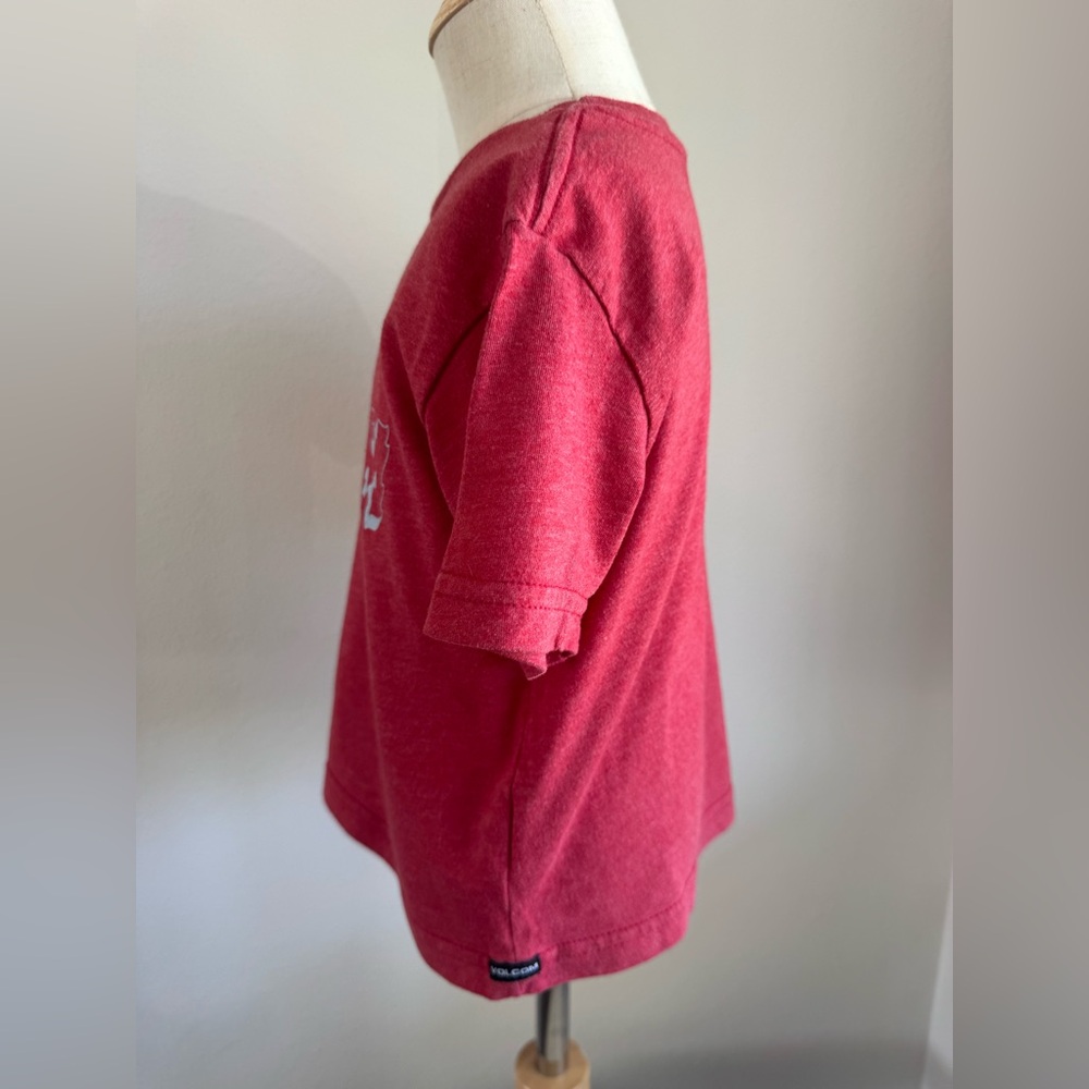 Volcom red short sleeve T-shirt size 2T - Picture 4 of 5